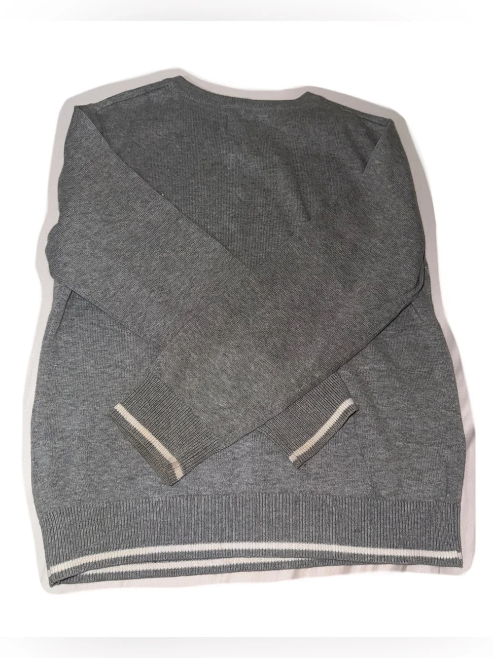 The Children’s Place Grey Argyle Crewneck Sweater